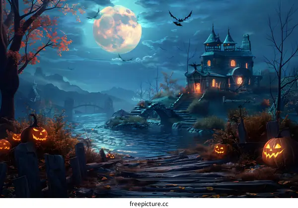 Halloween Pumpkin House