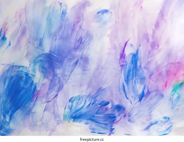 Abstract Colorful Paint Strokes