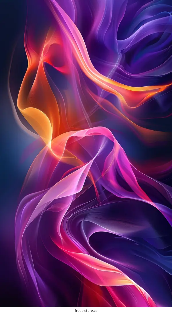 Vibrant Abstract Swirls and Brushstrokes