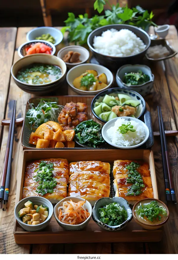 Japanese Vegetarian Meal Set