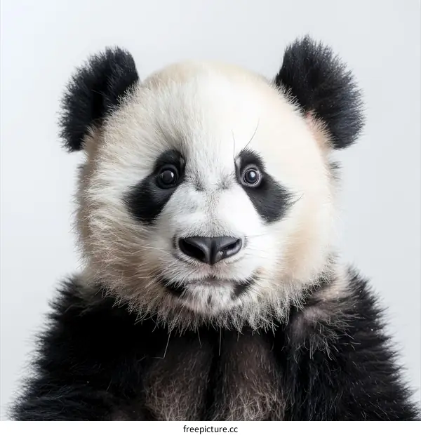 Close-up of a giant panda