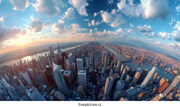 Manhattan Skyline: New York Cityscape