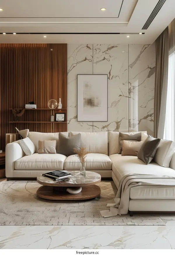 Modern & Minimalist Living Room Interior Design