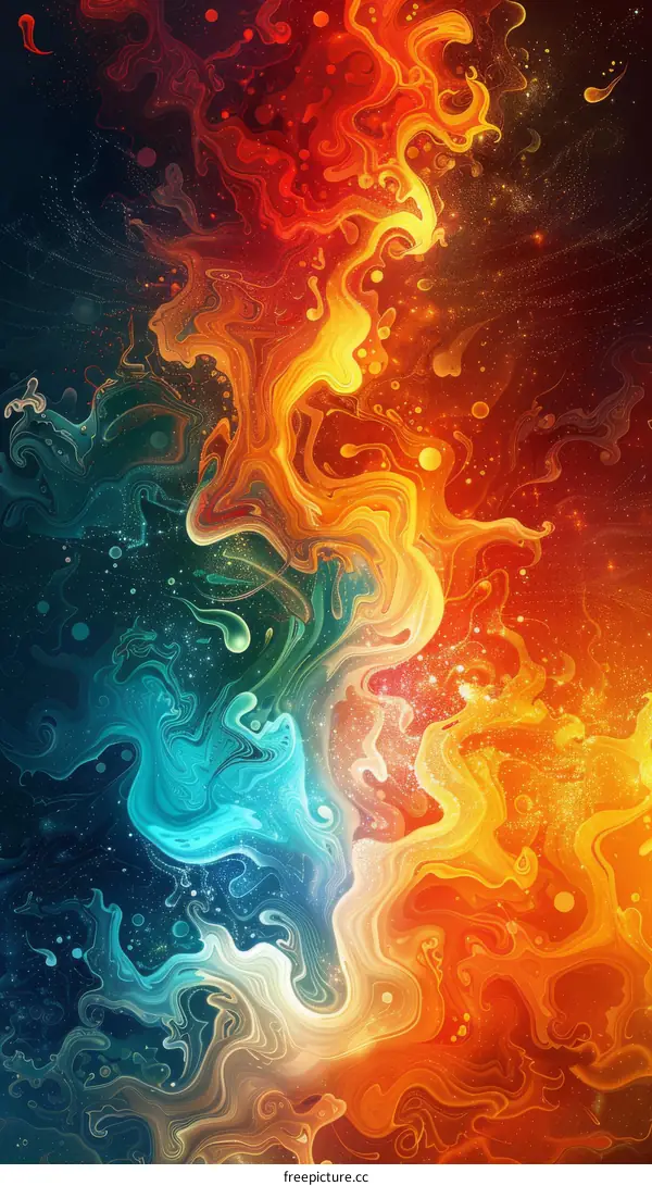 Fire and Ice Collide