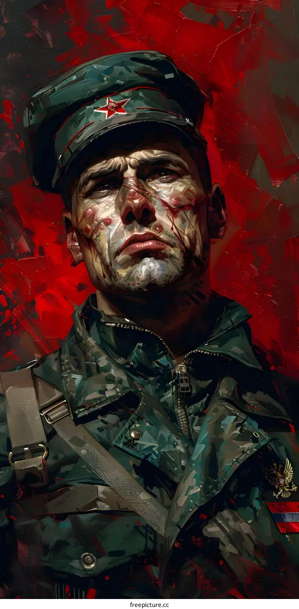 Portrait of a soldier