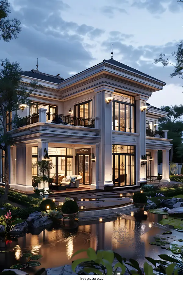 A Modern Mansion with Pool