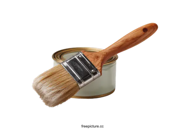 [Transparent Background PNG]Paintbrush and Paint Can