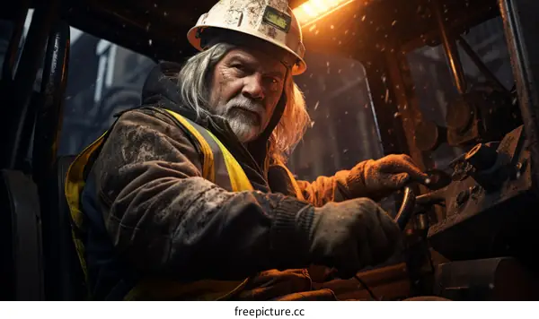 Portrait of an Industrial Worker