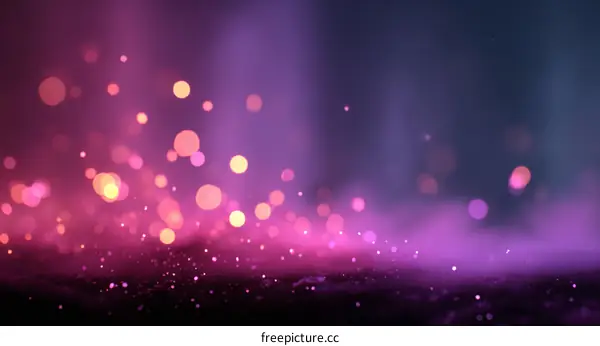 Abstract Colorful Bokeh Background Design