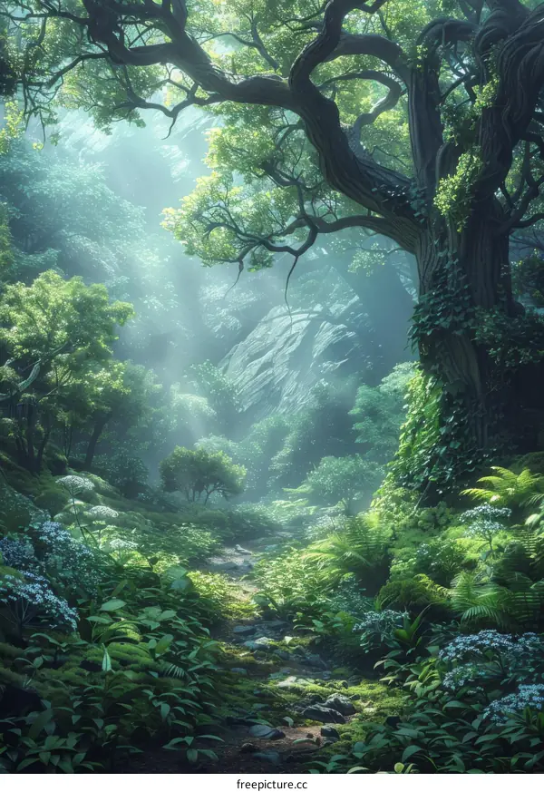 Path through the Verdant Forest