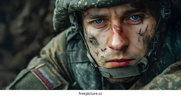 Portrait of a soldier