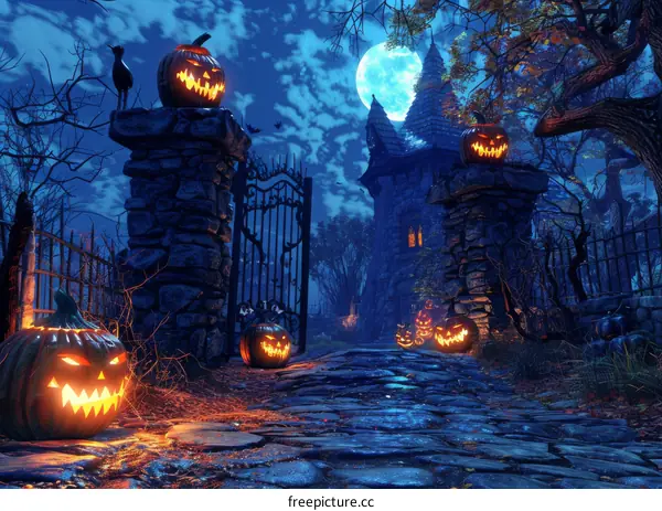 Halloween Night at the Haunted Castle