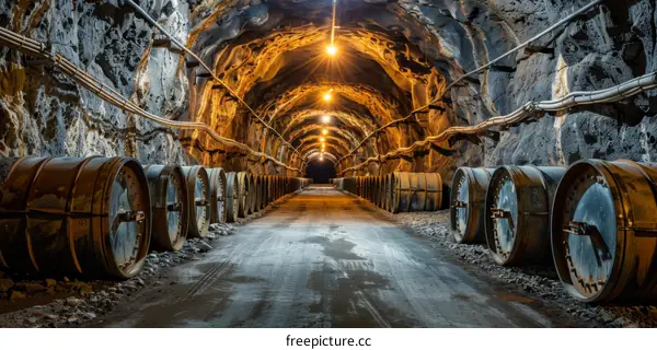 Underground Storage Facility for Nuclear Waste: Safety, Security, and Long-Term Protection