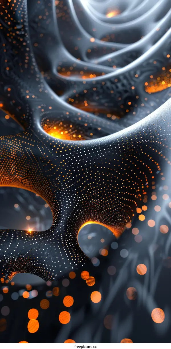 Abstract Glowing Structure