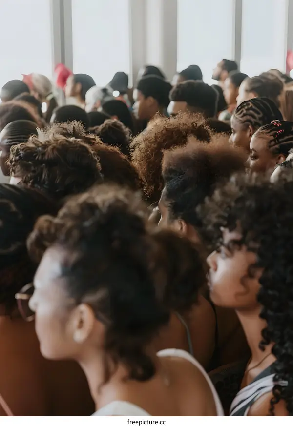 Crowd of People In A Room