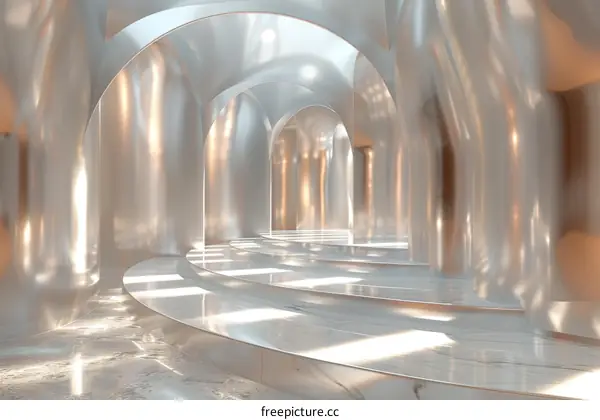 Modern Abstract Architectural Interior Design