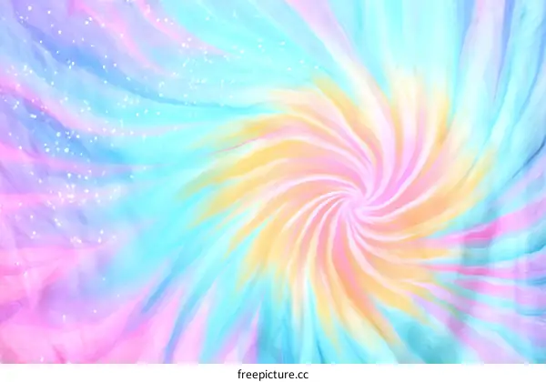 Colorful Tie-Dye Fabric Abstract Background
