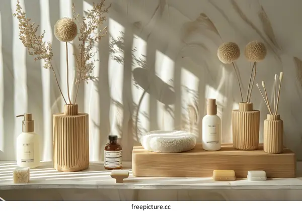 Eco-Friendly Bathroom Accessories: Wood & Ceramic