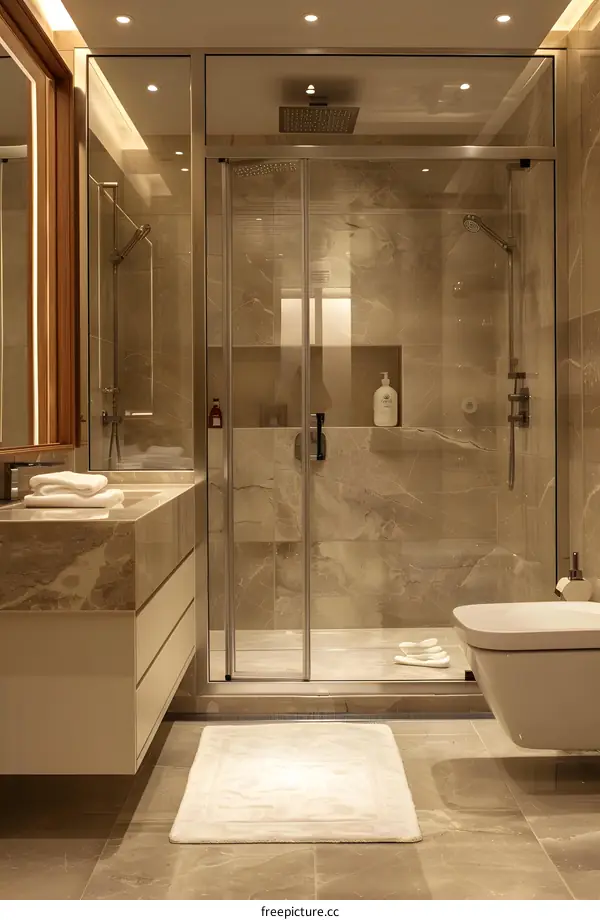 Modern and Luxurious Shower Room