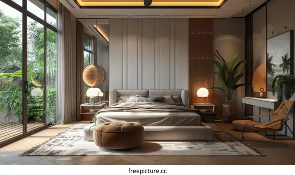 Modern Bedroom Interior Design with Minimalist Decor