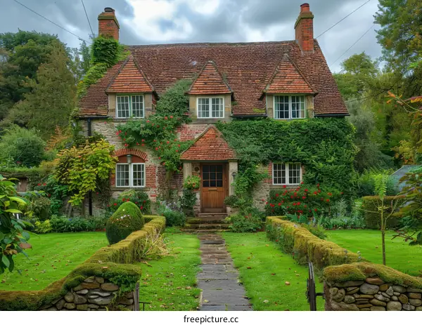 Charming English Country Cottage with Lush Garden