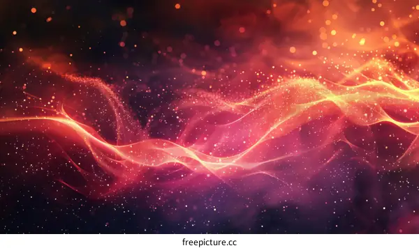 Fluid Art in Red and Pink