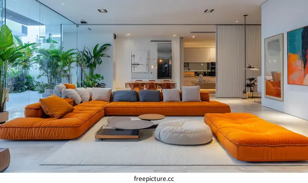 Modern Luxurious Living Room Interior Design