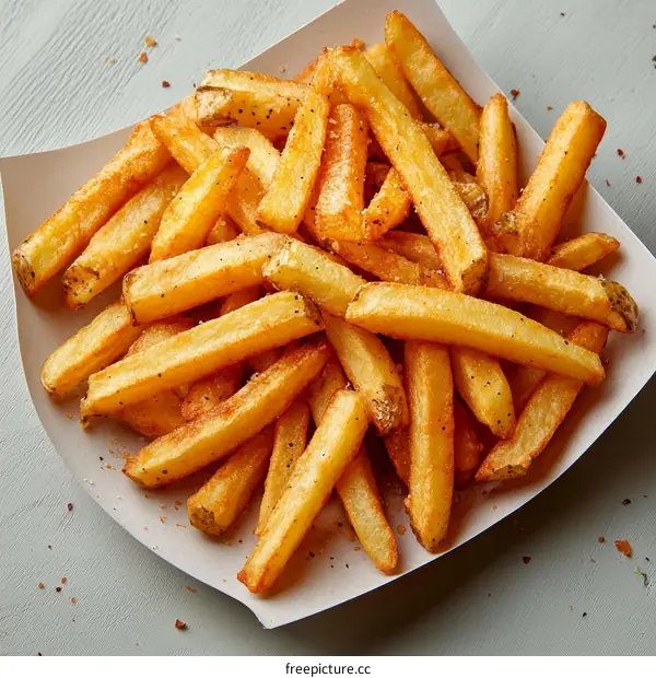 Crispy French Fries Ready to Eat