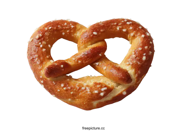 [Transparent Background PNG]Close up of a delicious pretzel