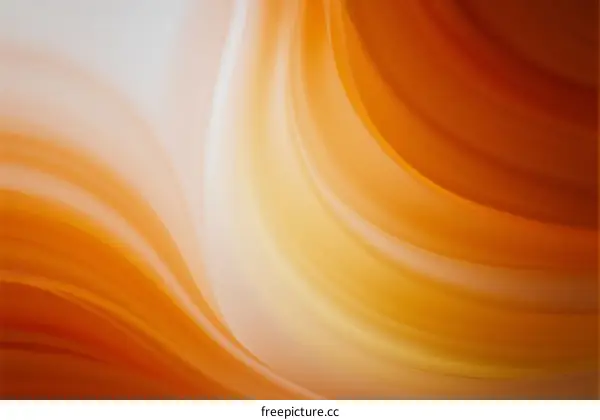 Ethereal Curves of Warm Abstract Flowing Colorful Pattern