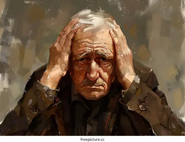 Portrait of an old man