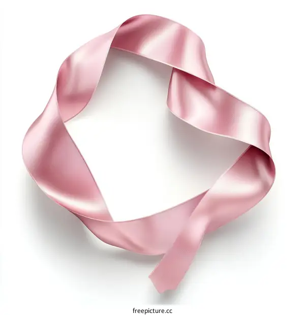 Elegant Pink Satin Ribbon Design