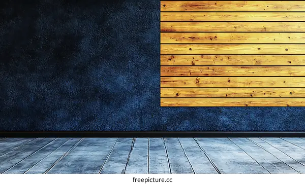 Modern Interior Design with Wooden Wall Paneling