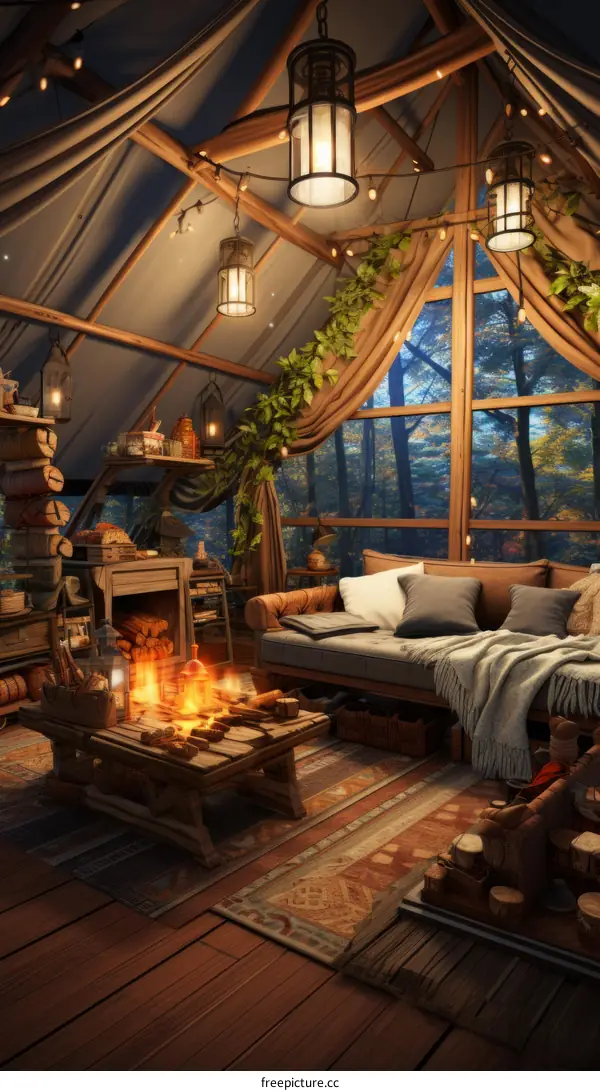 Cozy Cabin Retreat in the Woods with Fireplace