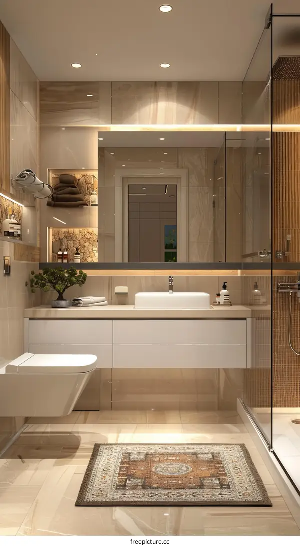 Modern Elegant Bathroom Interior Design