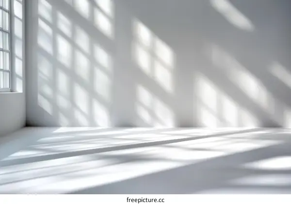 Empty Room with Window Shadows