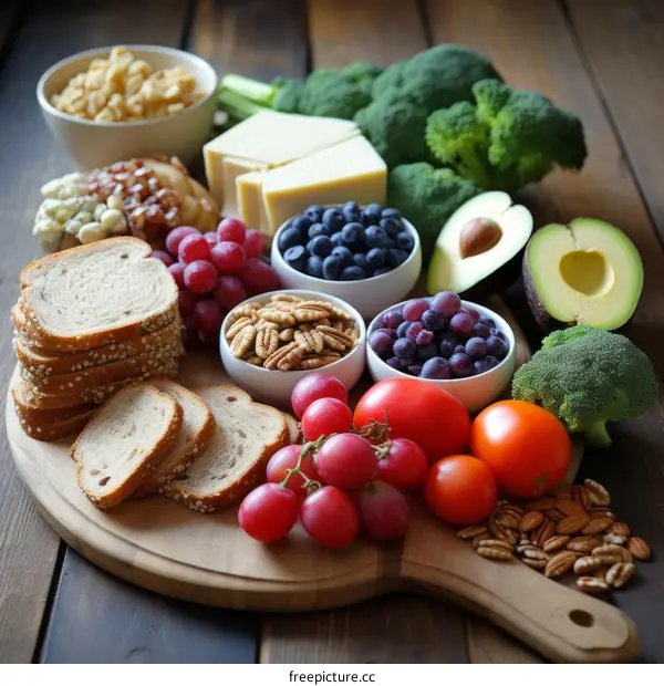 Vibrant and Diverse Array of Healthy Food Options