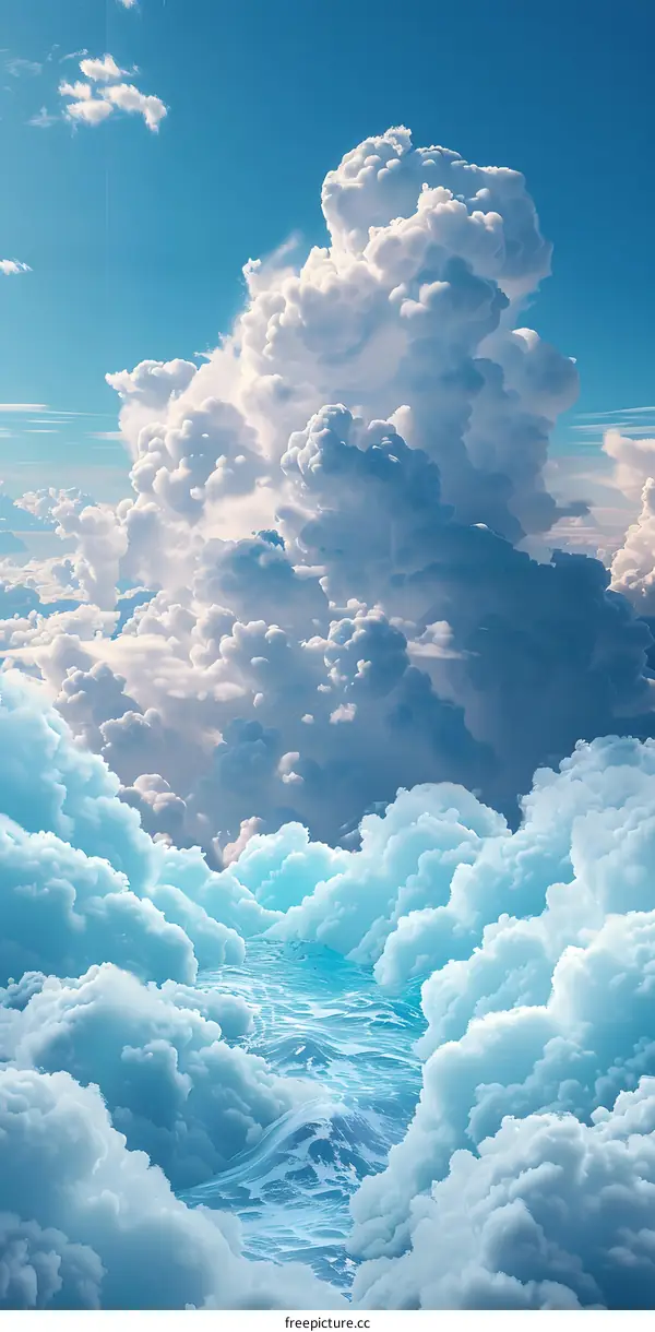 壮观的云海景观