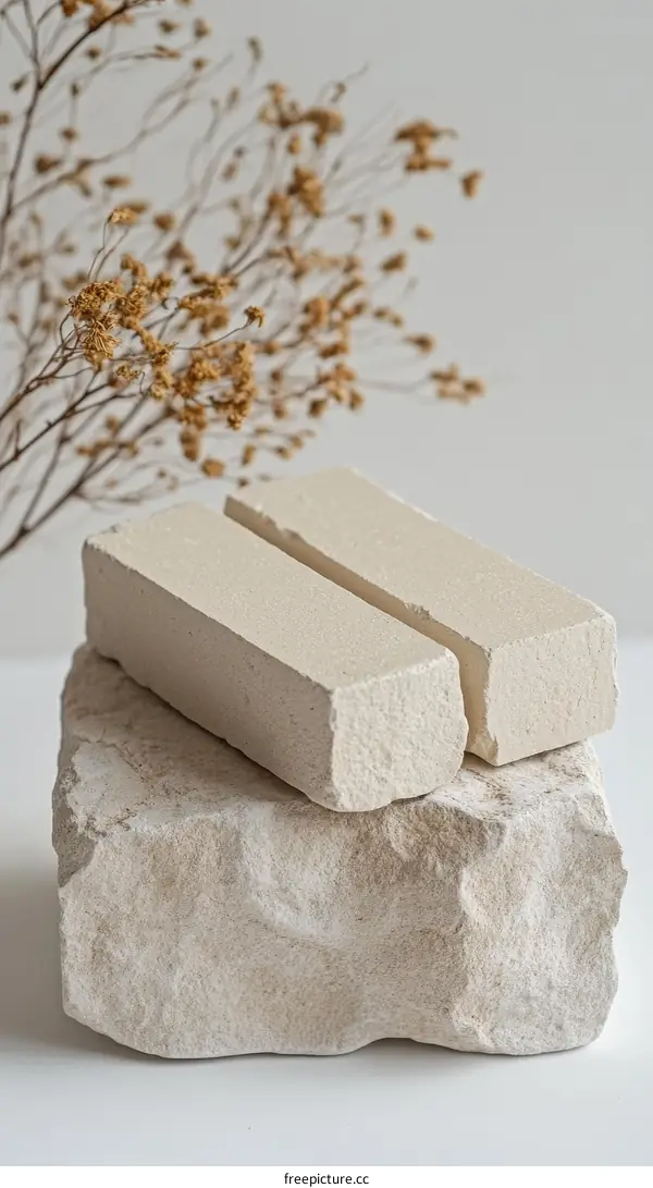 Natural Stone Blocks Displayed Beautifully