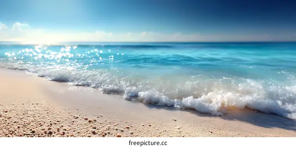 Beautiful Beach Sunrise Seascape