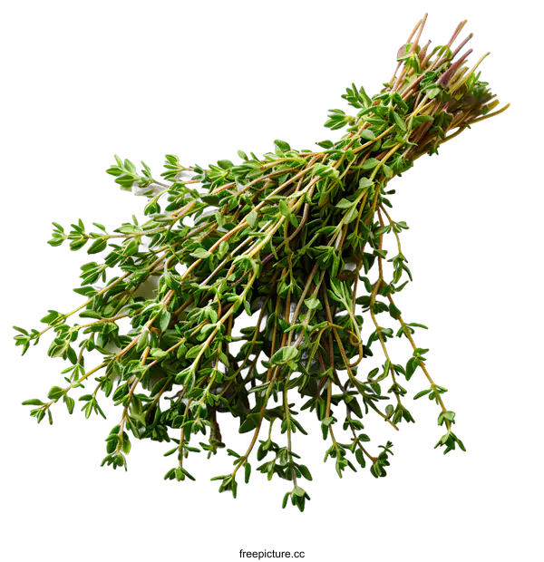 [Transparent Background PNG]A bunch of fresh thyme