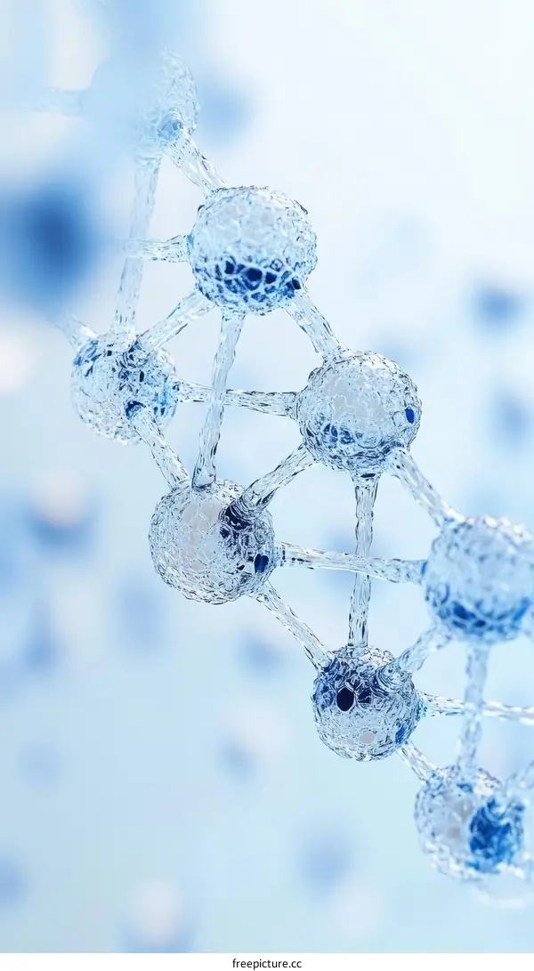 Molecular Structure Illustration of DNA