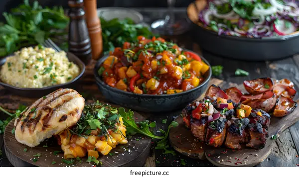 A delicious meal of steak, potatoes, and vegetables
