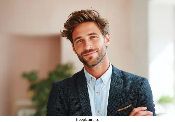 Confident Business Man Portrait