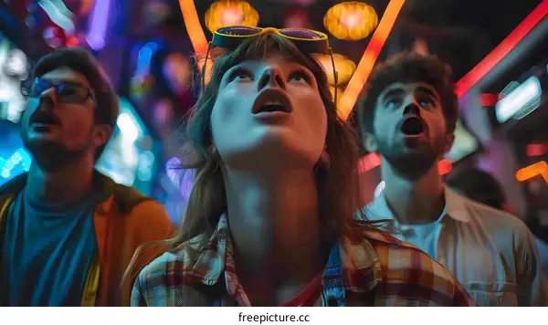 Amazement at the Carnival Lights: A Group Experience