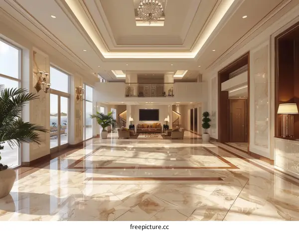 Luxury Mansion Grand Entrance Hall