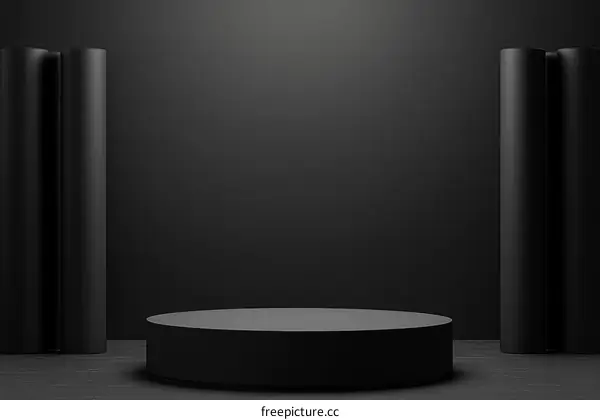 Modern Minimalist Black Product Showcase