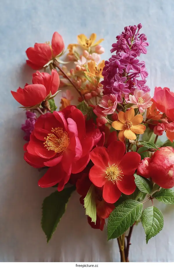 Vibrant Bouquet of Colorful Flowers