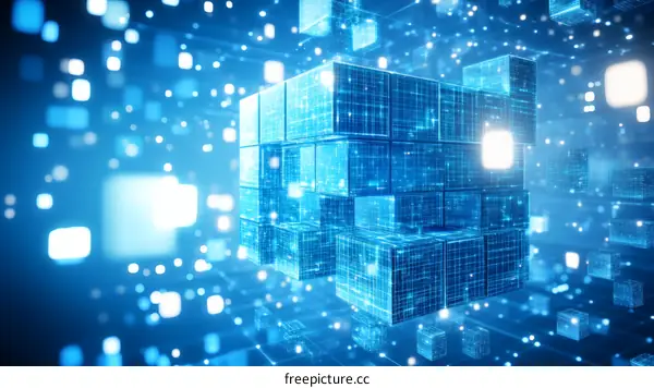 Digital Network of Interconnected Cubes