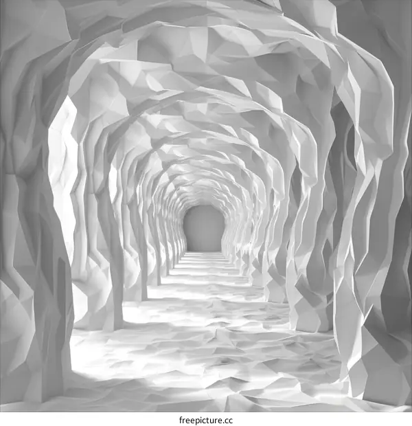 Futuristic Sci-Fi Tunnel